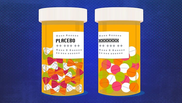 Placebo pill containers